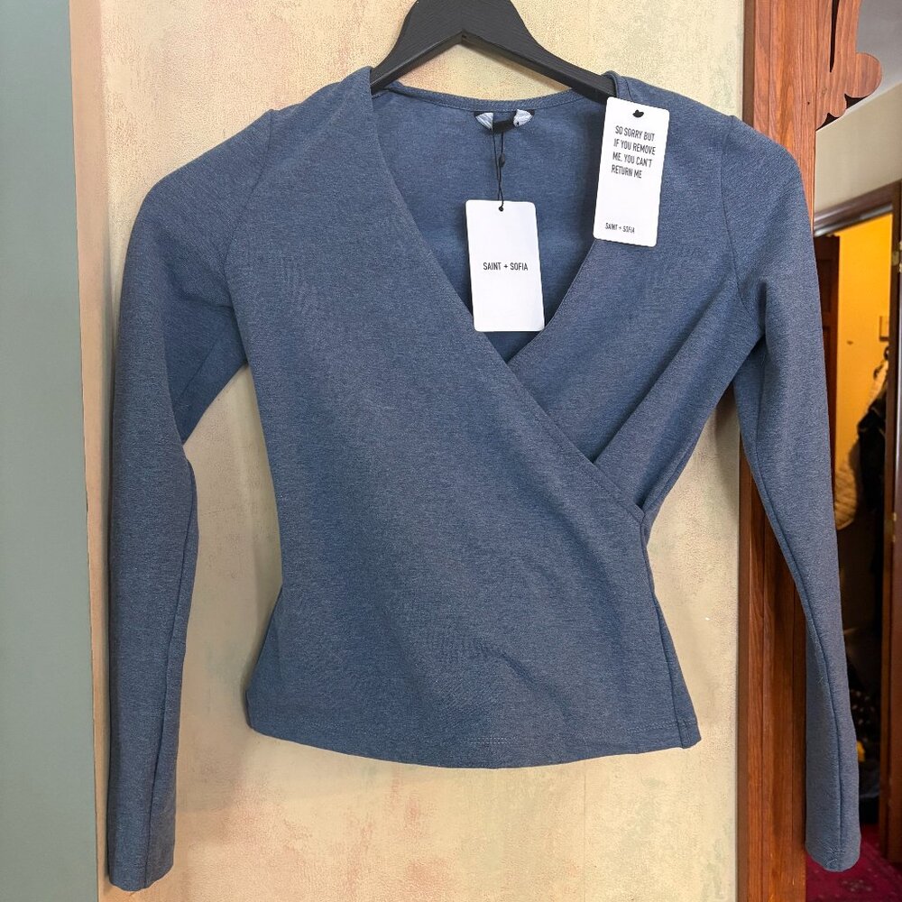 Saint + Sofia Wrap Tee